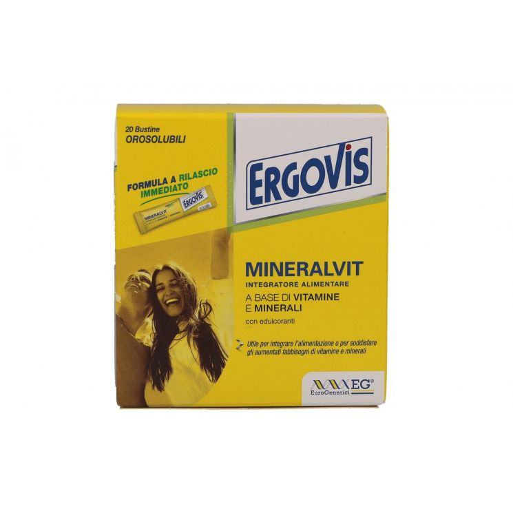 Ergovis Mineralvit 20 Bustine Orosolubili
